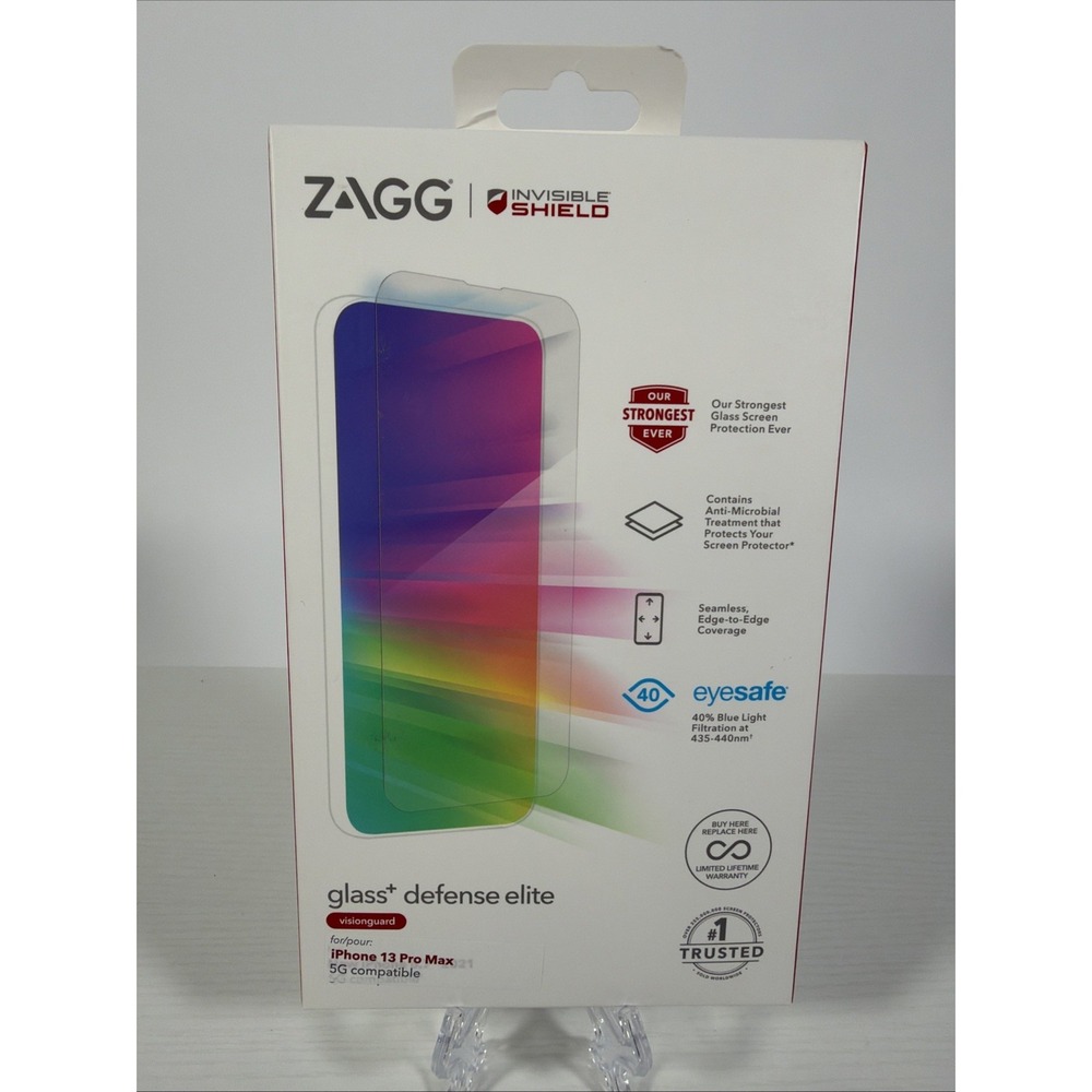 ZAGG Invisible Shield Glass+ Defense Elite (Blue-light) iPhone 13/14 Pro Max